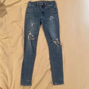 Women’s American Eagle Hi-Rise Jeggings, Size: 2 Regular